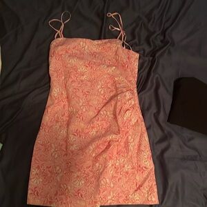 Pink Floral Mini dress